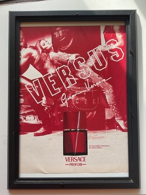 Vintage Werbung, Gianni Versace,  Blatt 27,5x22,5cm,
