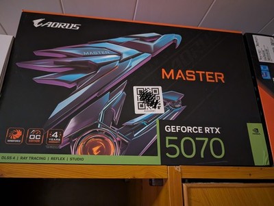 Gigabyte AORUS GeForce RTX 5070 Master 12GB GDDR7 OC Grafikkarte Nvidia GPU TOP