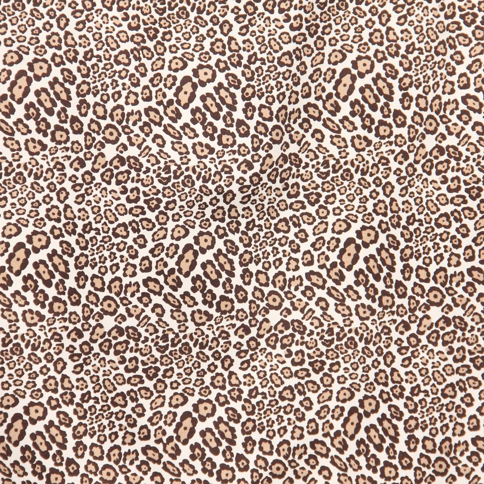 Falda lápiz delgada con estampado de leopardo Liz Claiborne talla 4 mezcla de algodón/seda Foto 3 de 4