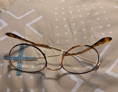 Stylish Blue Light Blocking Glasses Women Metal Frame Clear Lens Round