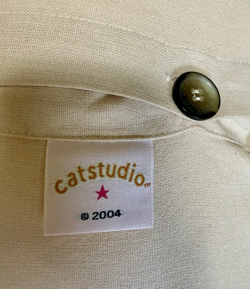 "Funda de almohada bordada a mano Cat Studio New Jersey Landmarks 18"" X 18""" Foto 4 de 4