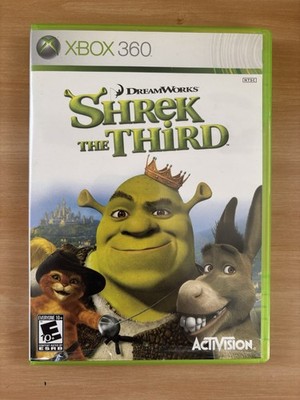 Activision Shrek the Third (Xbox 360, 2007) Action, E10+, Multiplayer, Manual