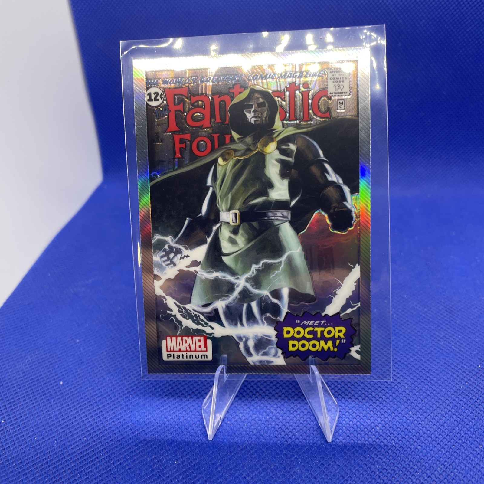 Doctor Doom #WI11 Marvel 2023 Upper Deck Platinum Cover Variant trading card — raw and PSA graded price guide