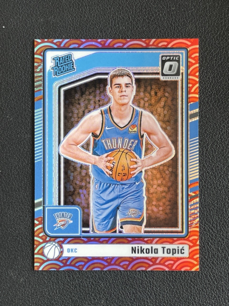 Nikola Topic 2024-25 Panini Donruss Optic Rated Rookie Photon SSP #278