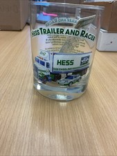 Hess Trailer and Racer Tumbler Glass, 1996 Classic Truck Series