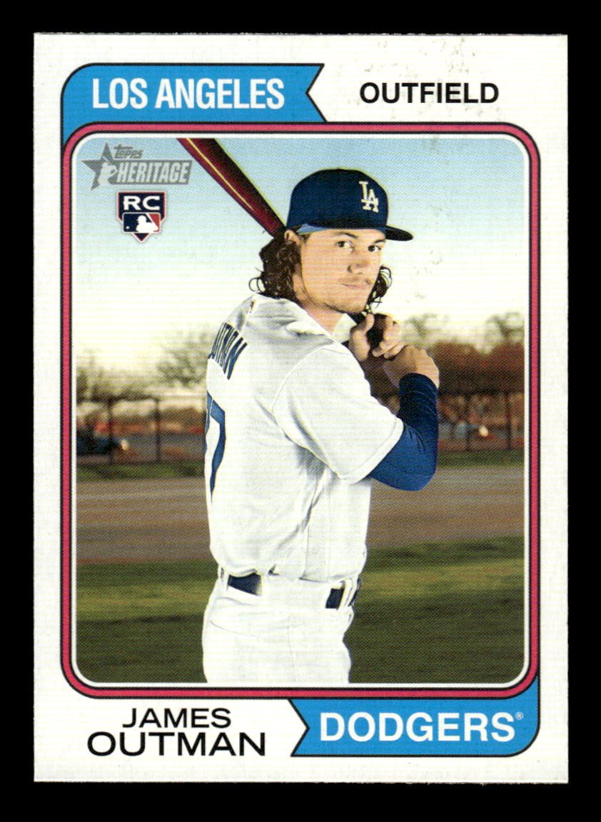 2023 Topps Heritage #93 James Outman RC Rookie D057