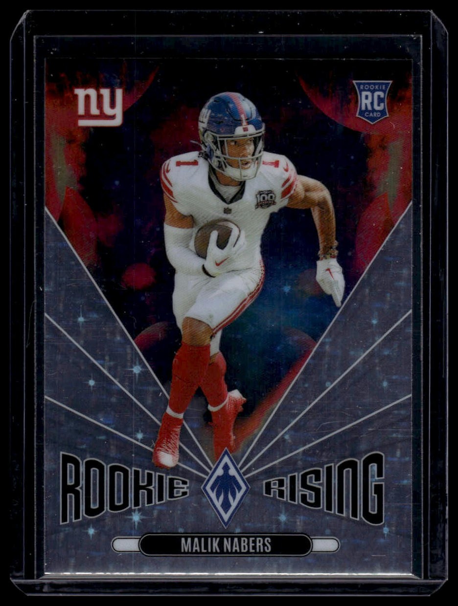 2024 Panini Phoenix #RR-MNS Malik Nabers Rookie Rising Lazer