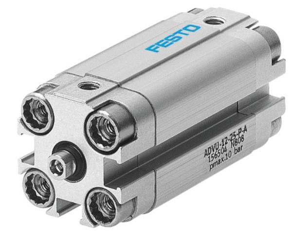 Vérin compact FESTO ADVU-20-10-P-A pour stopper les pannes d'air comprimé