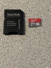SanDisk ULTRA 32GB MicroSDHC UHS-I Card with Adapter