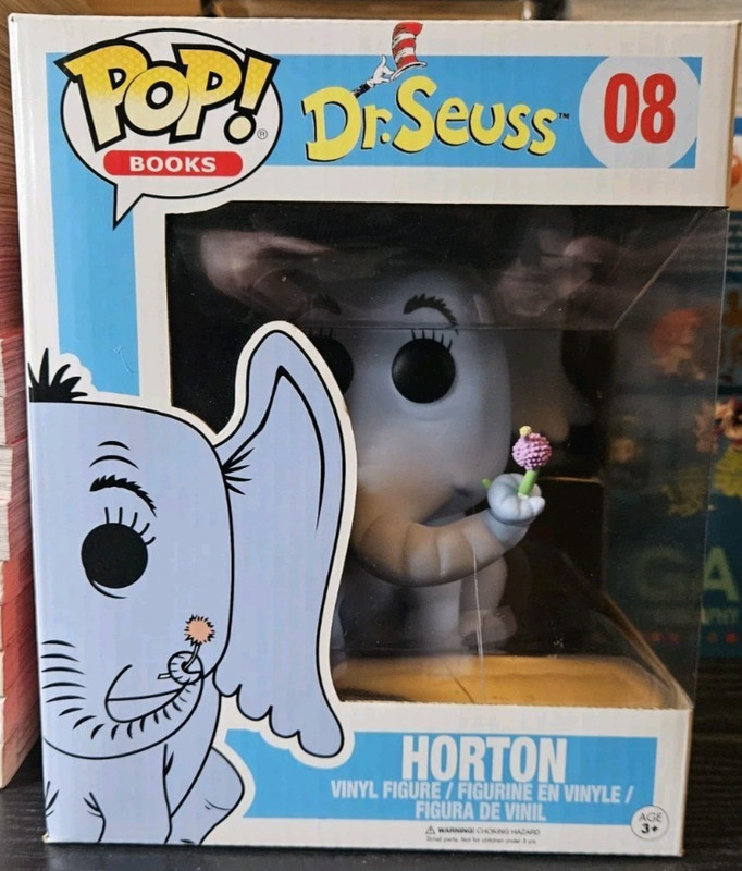 Funko Pop! Vinyl Horton #08 6" Inch Dr. Seuss Books