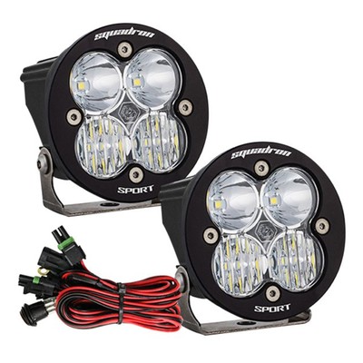 Baja Designs 587803 Universal Squadron-R Sport Black LED Auxiliary Light Pod