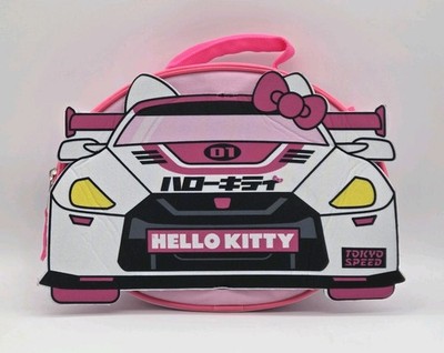 Hello Kitty By Sanrio Tokyo Speed Drift Pink Lunchbox Supply Pouch 