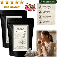 2 Pack Jamaican Healing Garden Blood Detox Tea, Chef Tijani Blood Detox Tea