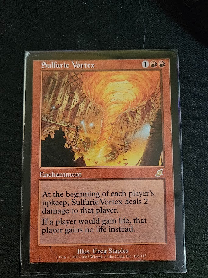 Sulfuric Vortex 106 Rare Scourge Magic: The Gathering Lightly Played