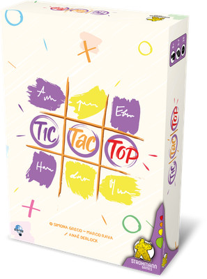 Tic Tac Top - Familenspiel Gesellschaftsspiel für 3-7 Spieler ab 8 Jahren DE