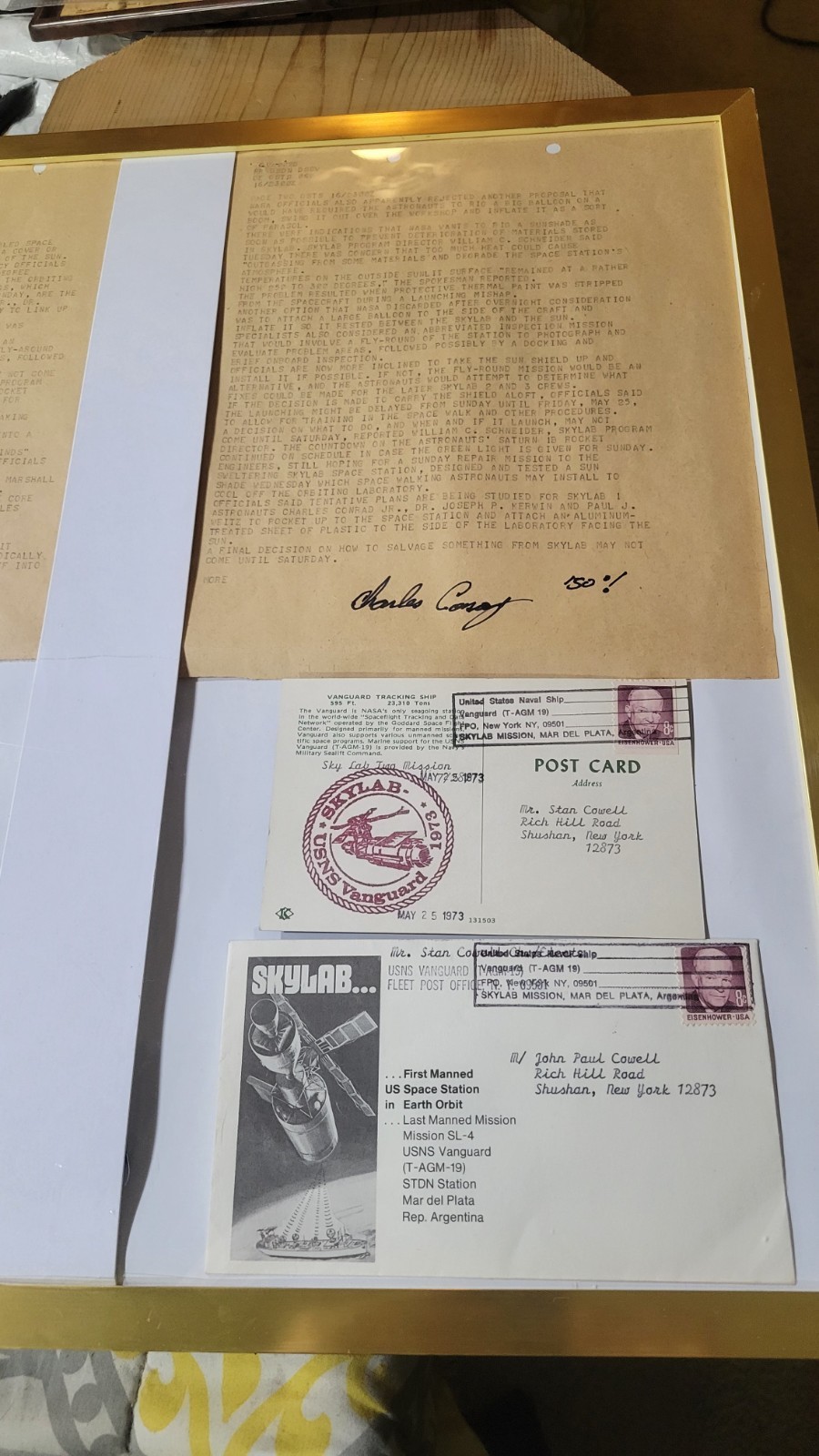 SKYLAB 1 Mission Reports & Postal