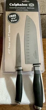 Calphalon Contemporary Series 7” Santoku & 4.5” Paring Knife NEW NIP