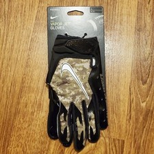 Nike Vapor Jet Gloves NFL Salute To Service Football Men Large Black Camo