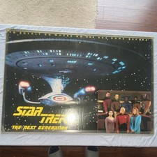 Star Trek Next Generation Cast & Starship Design Plakat science fiction 30"x20"