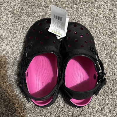 New! Crocs x Post Malone Limited Edition 2020 Black/Pink Duet Max Clog 2 US W9