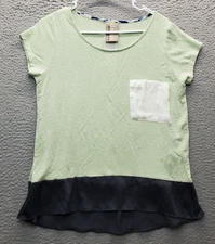 Anthropologie Dolan Left Coast Collection T Shirt Top Women's S Multi Round Neck