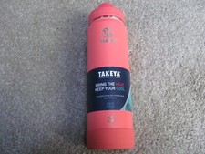 Takeya Insulated Stainless Hydration Water Bottle W/Straw Lid, 22 Oz, 24Hrs Cold