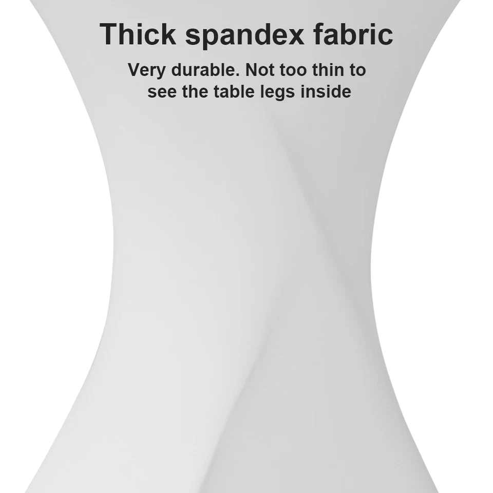 Stehtischhusse Stretch Stehtisch Ø 60 70 80 cm Husse Tisch Hussen Bistrotisch DE - Bild 4 von 4