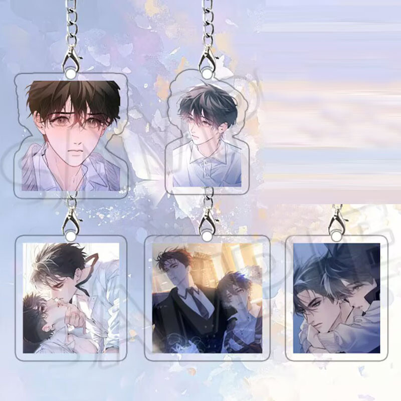 Little Mushroom Xiao Mo Gu An Zhe Lu Feng Acrylic Keychain Key Chains