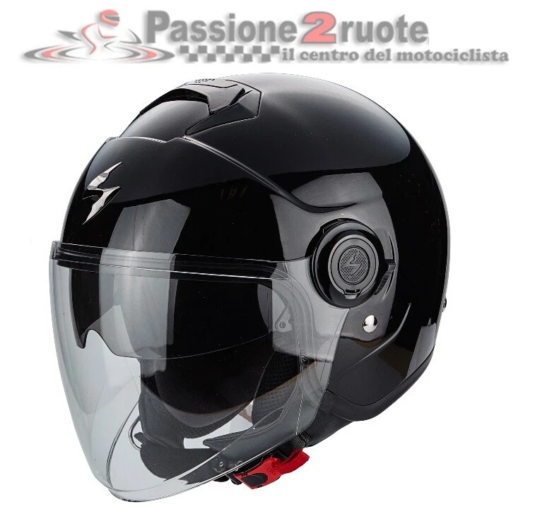 Helmet Exo City Black Helmet Jet Helm Motorcycle Motorcycle Maxi Scooter