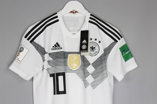 GERMANY NATIONAL TEAM 2018/2019 HOME FOOTBALL SHIRT JERSEY ADIDAS #10 OZIL S - 第 2/7 張圖片