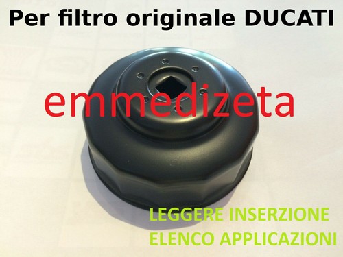 ZKTOOL Chiave Per Filtro Olio Triangolare Per Ducati V4 E V4S Streetfighter, In Acciaio Ossidato