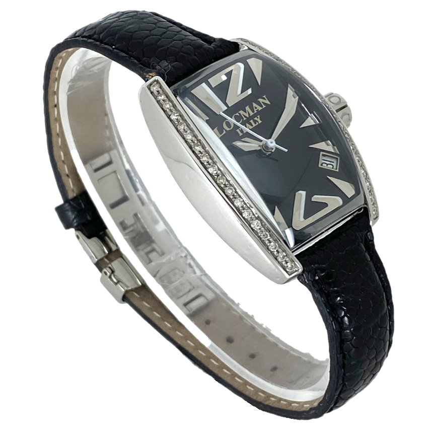 Locman Ostrich with DIAMONDS watch. New! Reduced!! LOCMAN ITALY Panorama Diamond Ref.151 Quartz Women main image 3