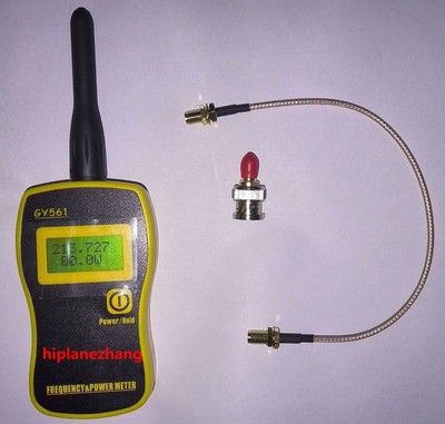 Handheld Frequency Counter RF Power Meter 2.4GHz 50W for Walkie Talkie Car Radio