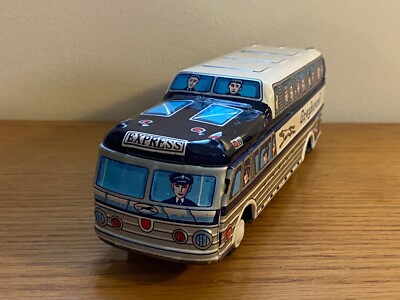 Tin Greyhound Bus Toy Truck Japan 1960's Toy DA-74 | eBay
