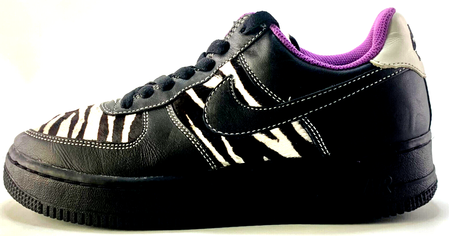 Rara Nike Air Force 1 pony capelli stampa zebra donna taglia 7 5