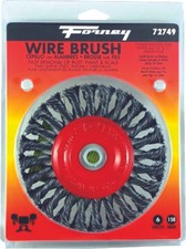 Forney 72749 9000 rpm 1/2 to 5/8 in. Shank Crimped Wire Wheel Brush 6 Dia