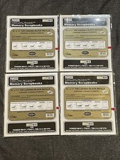 4 Scrapbook Black Refill Pages Pioneer Photo Albums 8.5x11 NEW RB-85 TRB-114