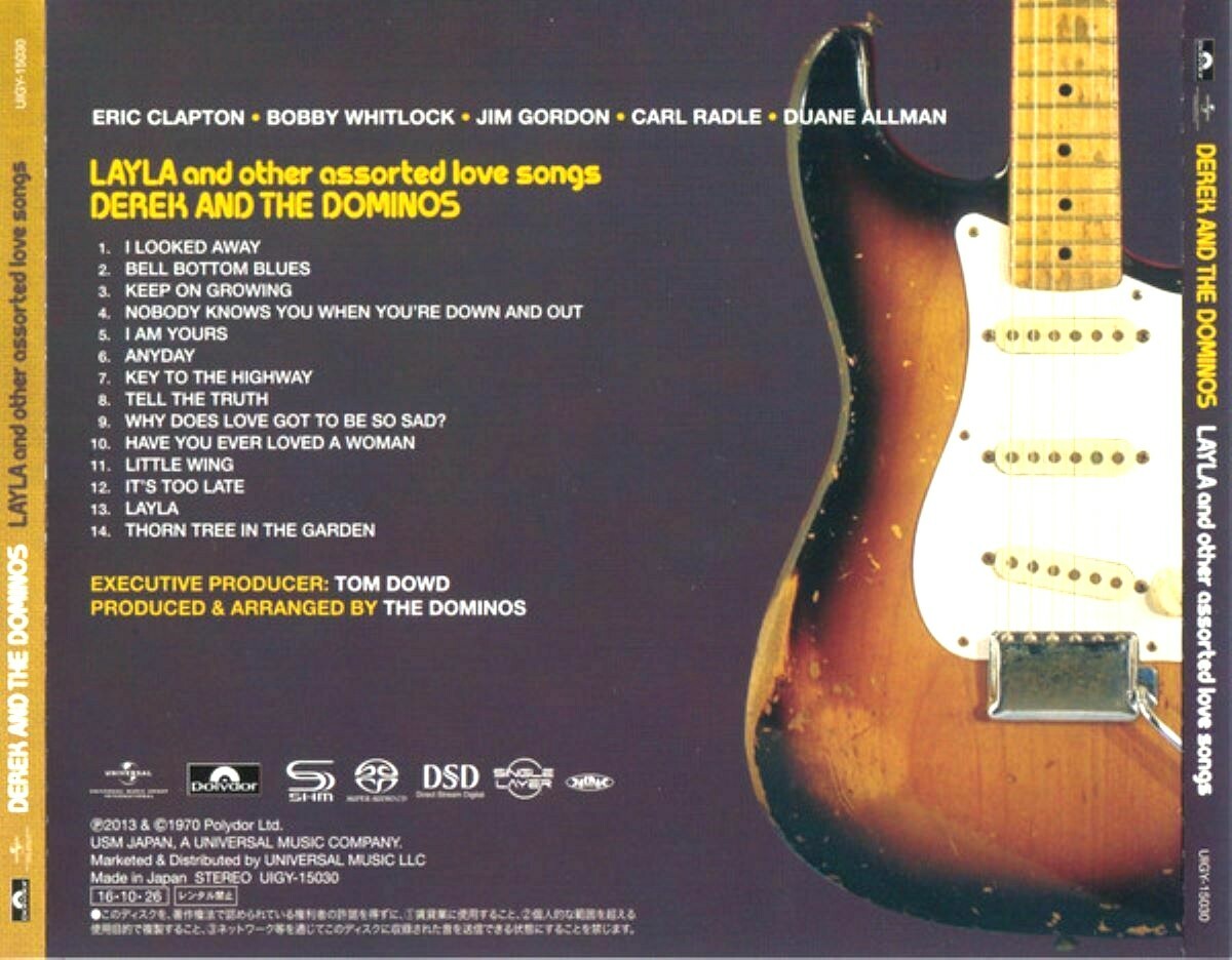 洋楽 Derek & The Dominos Layla MFSL SACD Amazon.com: Layla & Other Assorted Love Songs (SHM-SACD): CDs & Vinyl