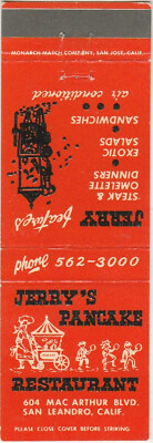 Jerry's Pancake Restaurant-San Leandro-Alameda County-Ca-California
