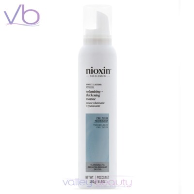 NIOXIN Volumizing Mousse | Hair Thickening Foam with Pro Thick Technology