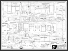 Top Flite Hot Kanary kit plan set
