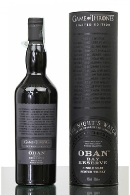Oban Bay Reserve Game Of Thrones: Night's Watch (Limited Edition) - 43%, 700 mL