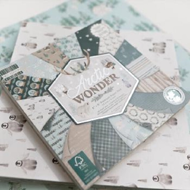 First Edition 'Arctic Wonder' 6"" x 6"" FSC Premium Paper Pad FULL PAD 48 SHEETS
