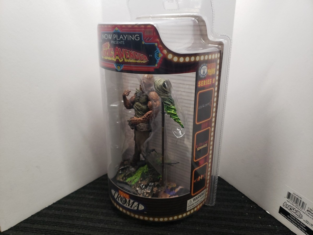 SOTA TOYS NOW PLAYING: THE TOXIC AVENGER TOXIE FIGURE TROMA 2004