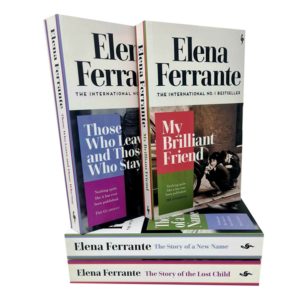 Neapolitan Books Neapolitan Novels Series 4 Books Set by Elena Ferrante My Brilliant ...