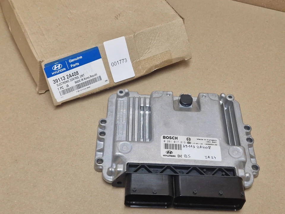 Hyundai i30 1.6 CRDi Engine Control Module Unit 39113-2A408 0281017215 Genuine - Image 2 of 4