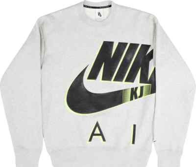 Nike x Kim Jones Men's Fleece Crewneck Pullover Sweatshirt Gray S L DD0692-050