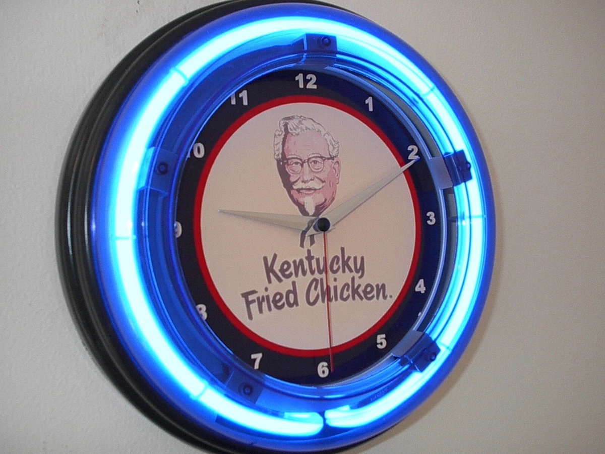 KFC Kentucky Fried Chicken Colonel Restaurant Kitchen Diner Neon 