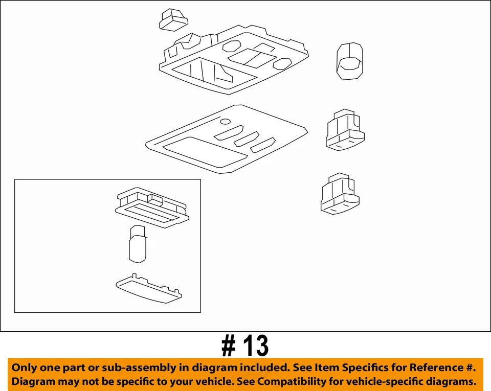 Б/у передняя верхняя центральная консоль подходит: крыша Chevrolet Trax 2016 года с люком на крыше передняя U - Изображение 4 из 4