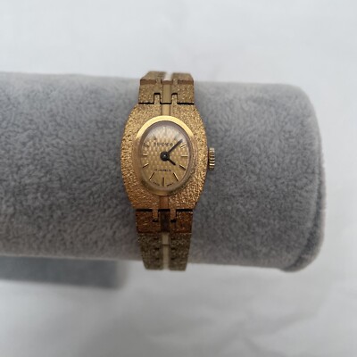 Sekonda Vintage Ladies Watch USSR Movement 17 Jewels Gold Tone Cocktail  Dress UK